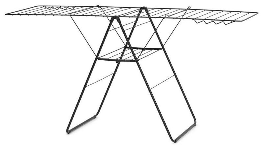 Brabantia HangOn, zwart, 25 meter, voor vloer, 5,3 kg Productafbeelding 