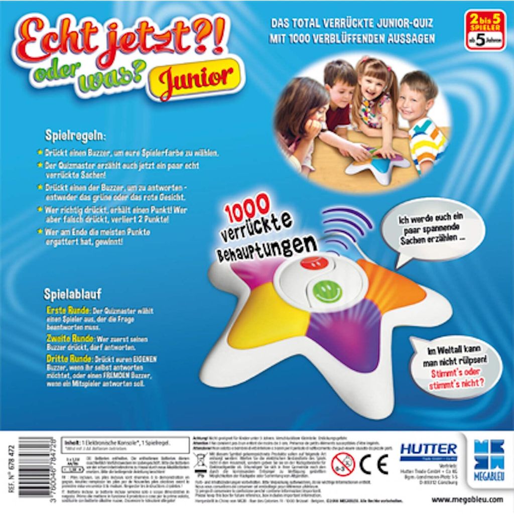 MEGABLEU | Opravdu teď nebo co? Junior | IQ kvíz pro děti | Obrázek produktu 