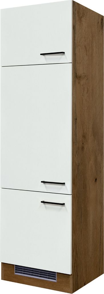 Geräteschrank für Kühlschrank - 60 cm breit - Magnolia Matt Lancelot Oak – Vintea