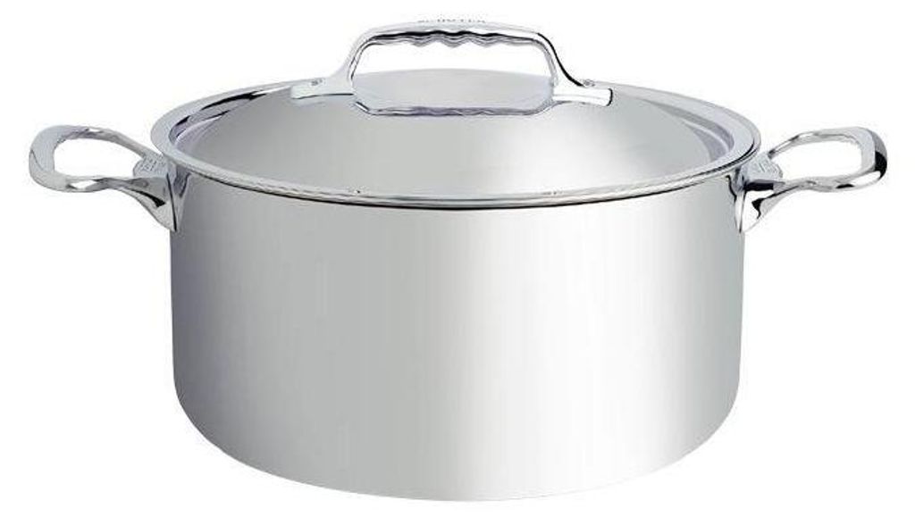 De Buyer Affinity Bratentopf Edelstahl mit Deckel 28 cm Produktbild 