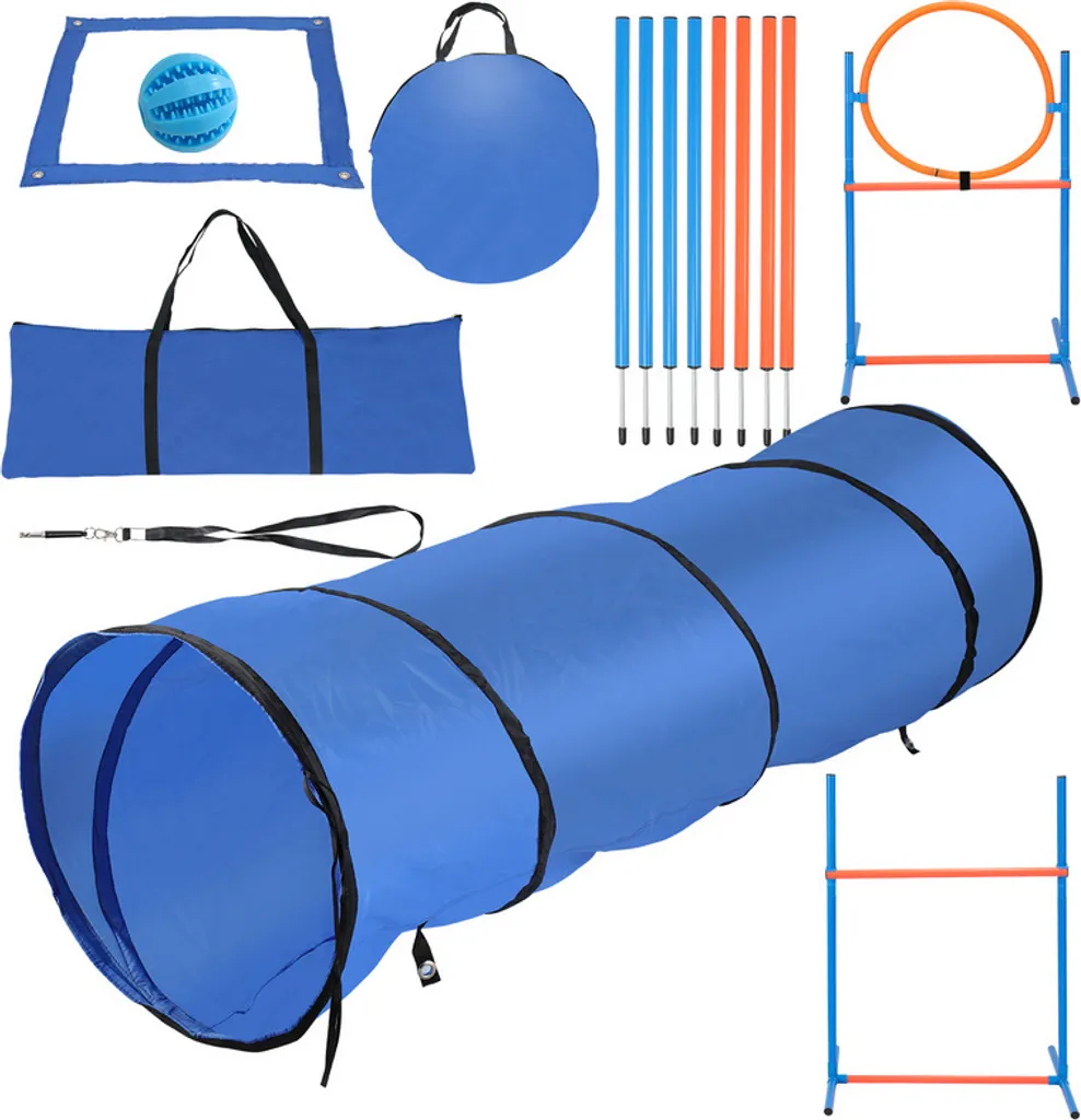 Équipement Sportif pour Chien : Kit Agility Jardin pour Dressage Facile