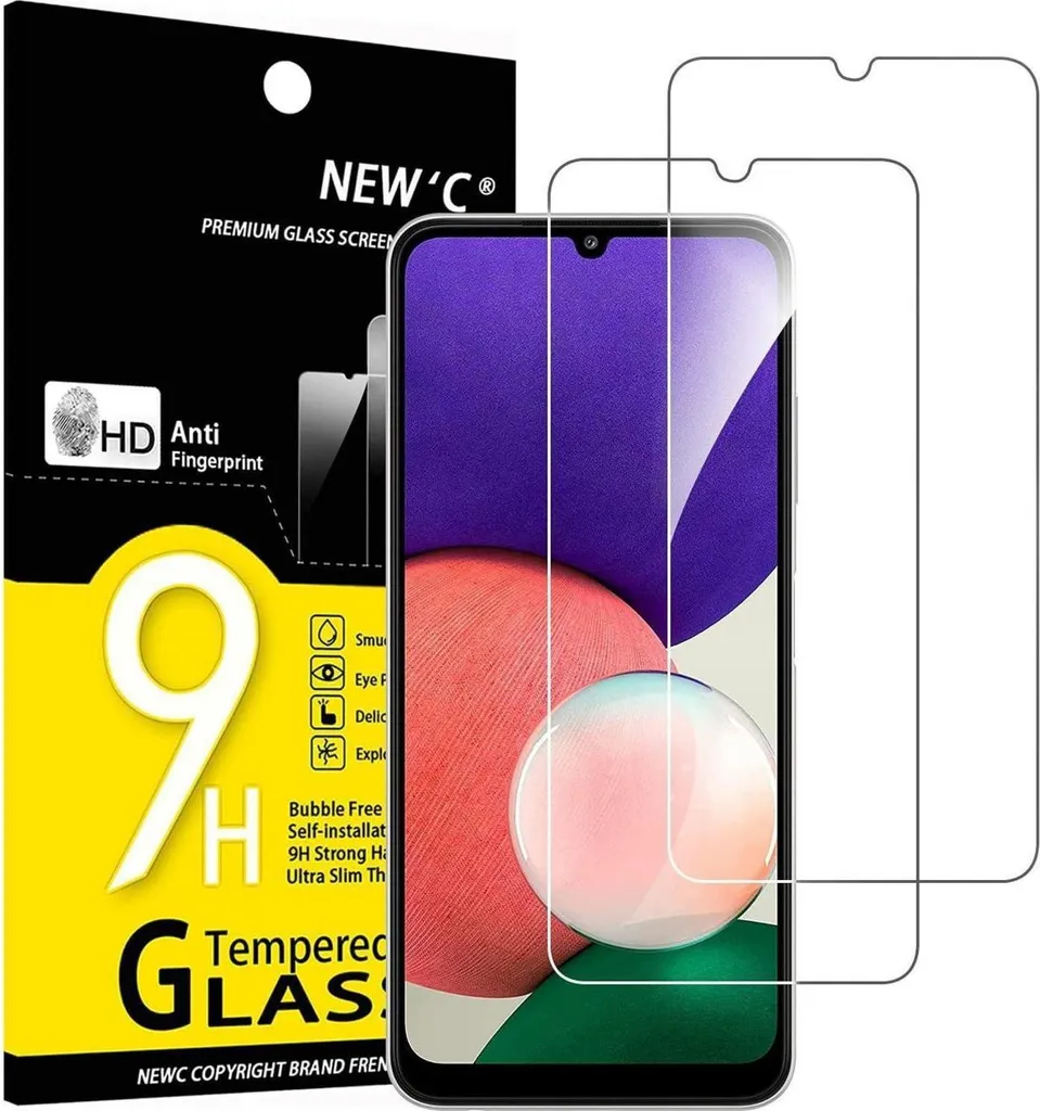 Set 2 Pellicole Vetro Samsung A22 4G 9H | Protezione Display Trasparente