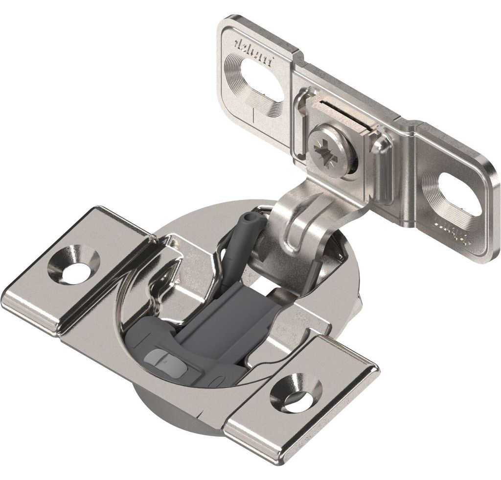BLUM COMPACT Möbel Scharnier 107° mit Feder zum Schrauben, Produktbild 