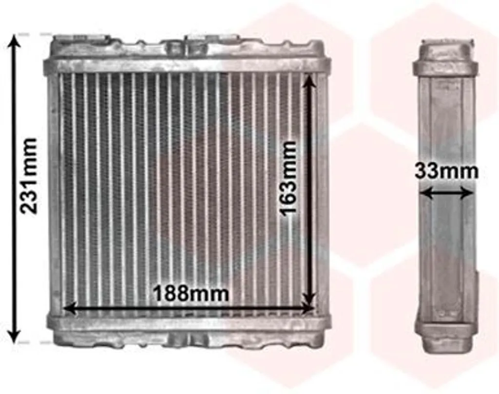 Échangeur de Chaleur Habitacle pour Saab 9-3 Cabriolet et 900 II