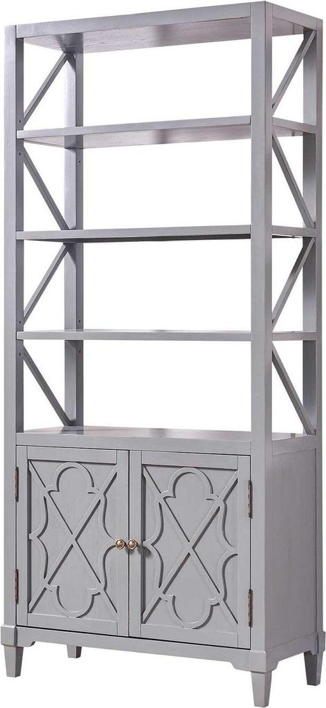 Schrank Bücher Schränke Regal Landhaus Wohnzimmer Büro Esszimmer Regale Holz Neu