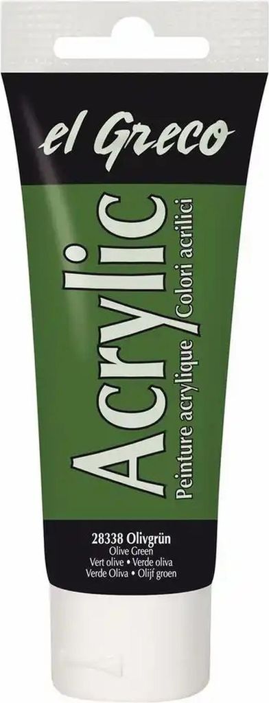 KREUL el Greco Acrylic Olivgrün 75 ml Tube