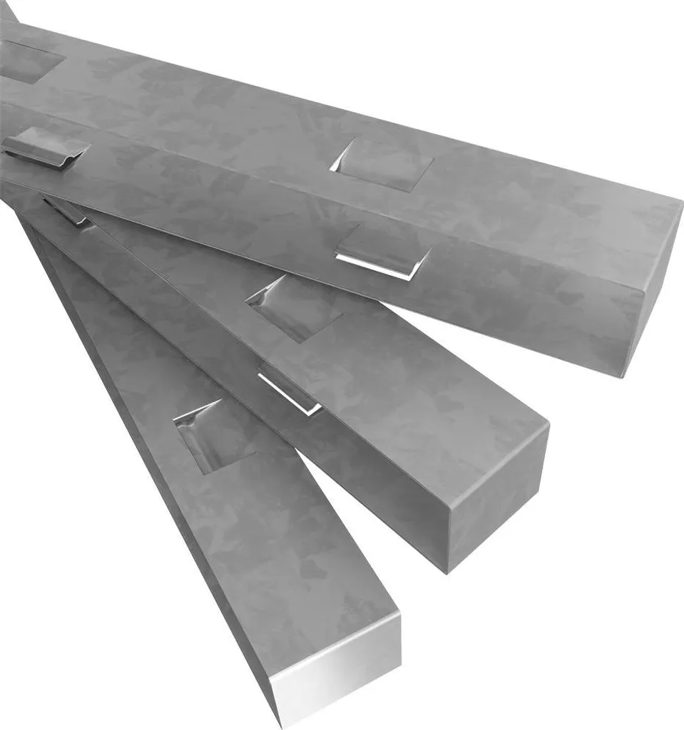 Supporto Griglia Camino 6x60 TUNEL/LUFT - Accessorio Incasso Invisibile