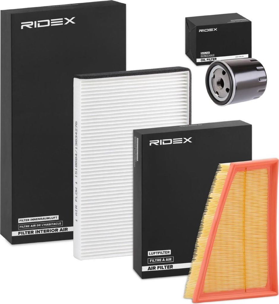 RIDEX Filterset Inspektionspaket Filtersatz für CITROËN XSARA (N1) XSARA Coupe (N0) XSARA Break (N2) Xsara Kasten / Kombi