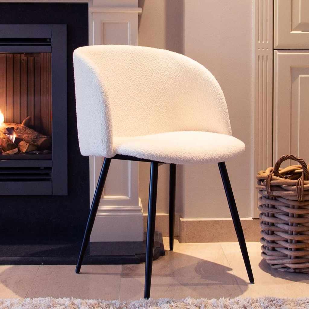 Chaise Pivotante Silistra Orange-Brun - Chaise Salle à Manger Design, Revêtement Doux, Pivot 180°