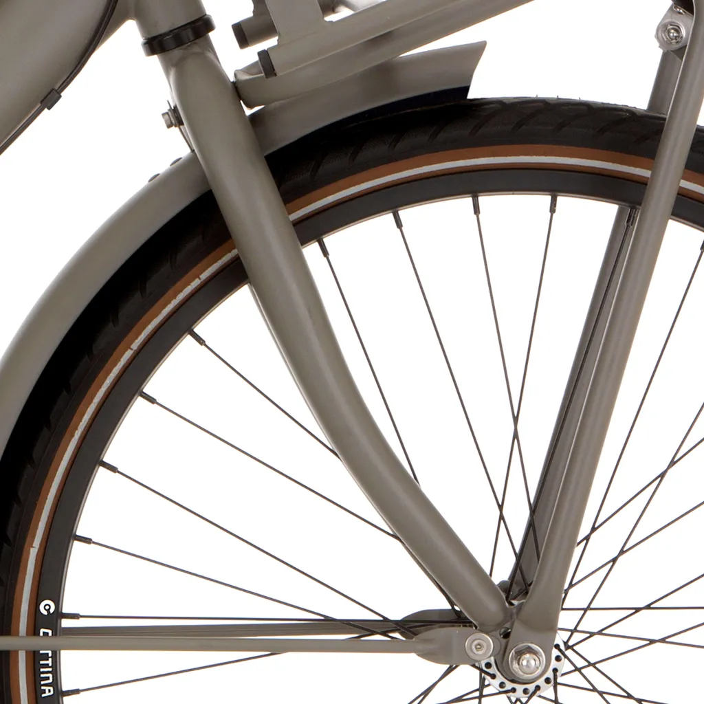 Réparer un Vélo Cortina U4 : Fourche 24 Pouces Quartz Gris Matifiée