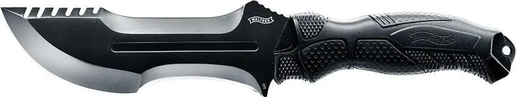 Walther OSK I Lame Fixe 440A - Couteau Pleine Soie avec Étui Nylon