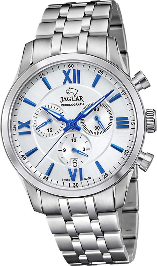 Jaguar Edelstahl Herren Uhr Analog Luxus Armbanduhr silber Acamar D2UJ963/1