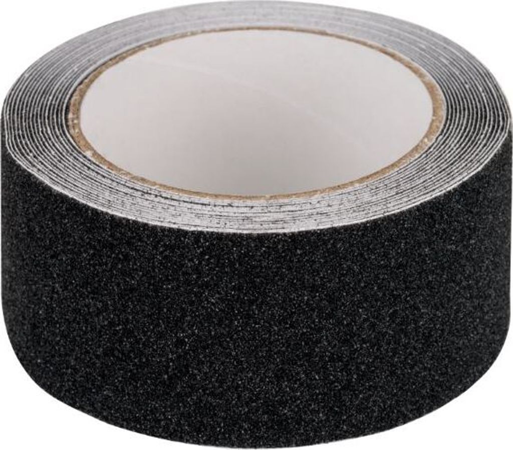 Antislip tape, zwart, 0,75 mm x 50 mm x 5 meter, REBEL Productafbeelding 