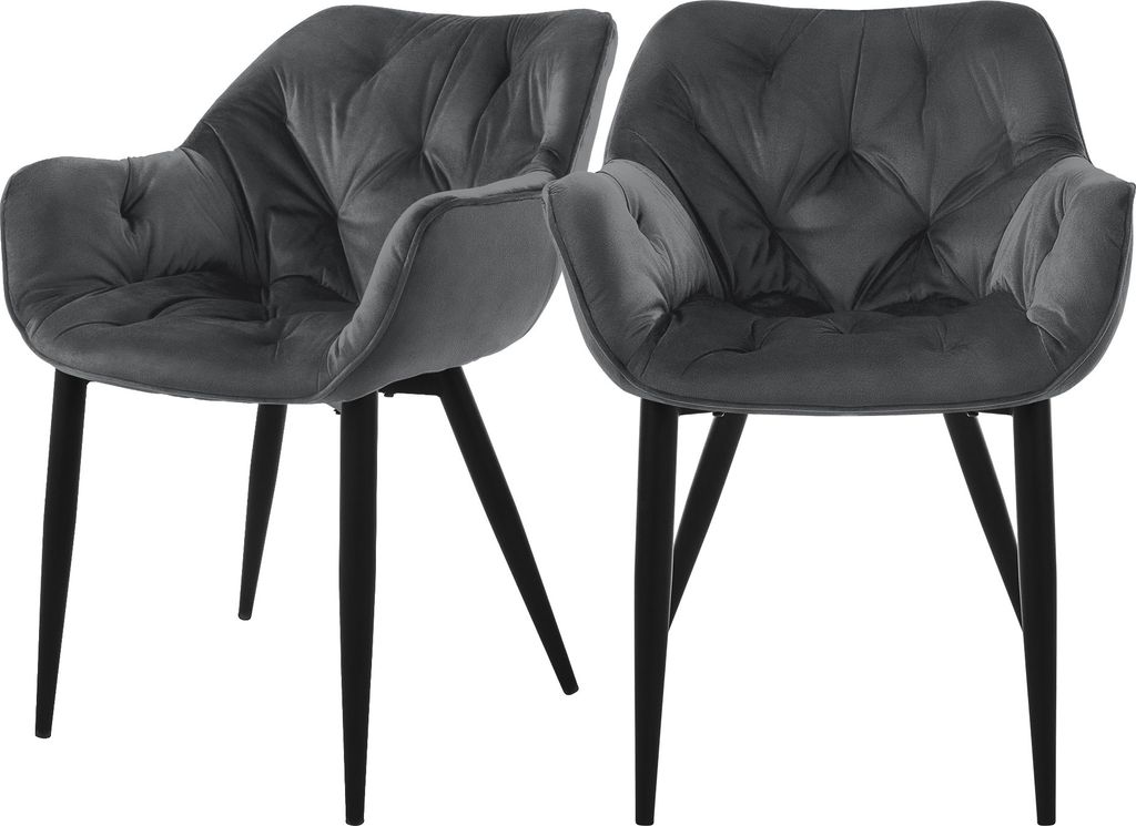 ML-Design 2er Set Esszimmerstuhl mit Rückenlehne, Produktbild 