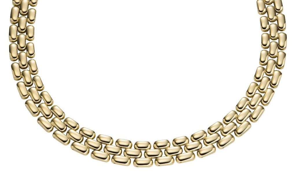 Fossil Halskette Damen Arden Watch Links Edelstahl Gold-Ton Produktbild 