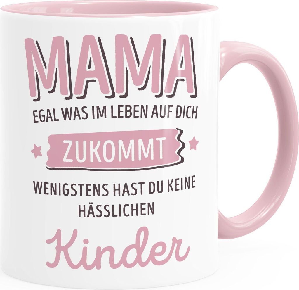 Geschenk Tasse anpassen egal was im Leben auf dich zukommt Produktbild 
