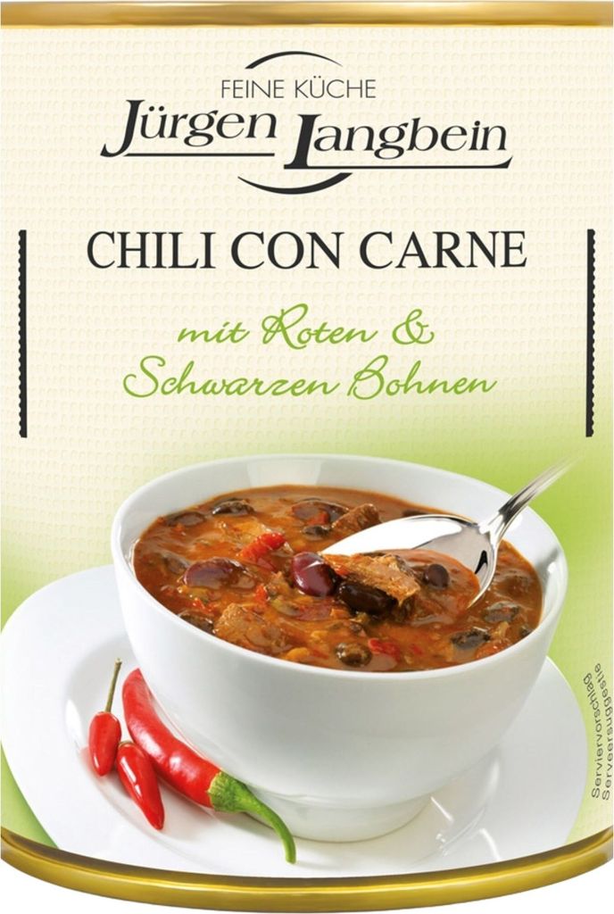 Jürgen Langbein Chili con Carne, 400g Produktbild 