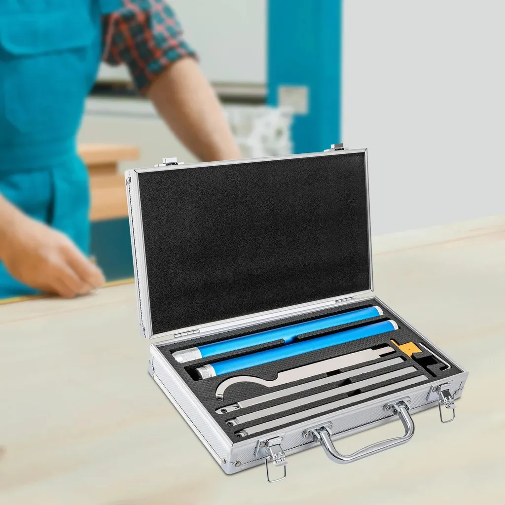 Ciseaux de tournage sur bois avec pointes carbure interchangeables - 8 pcs