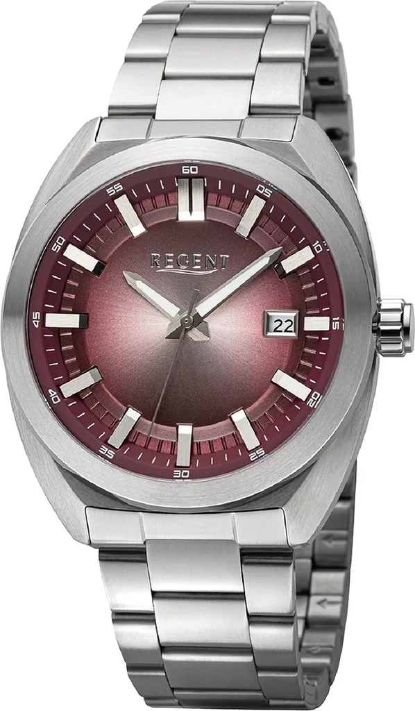 Montre Homme Argentée Regent URBA826 Idéale pour le Travail et Sorties