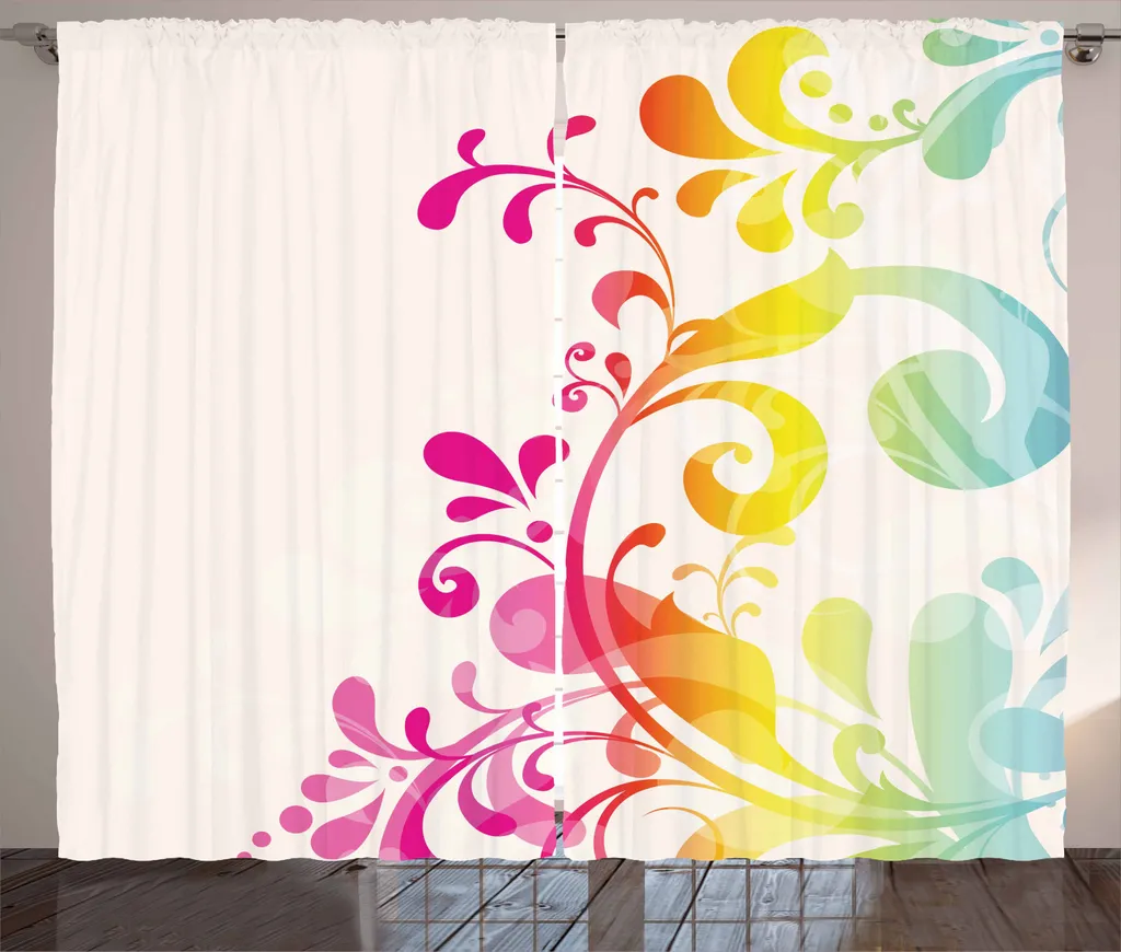 Tenda Rustica Vittoriana ABAKUHAUS - 280x225 cm Multicolore per Salotto