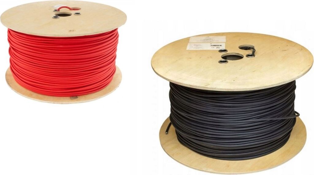 Solarkabel Solarleitung Kupfer H1Z2Z2-K 6mm² Photovoltaik METERWARE Schwarz