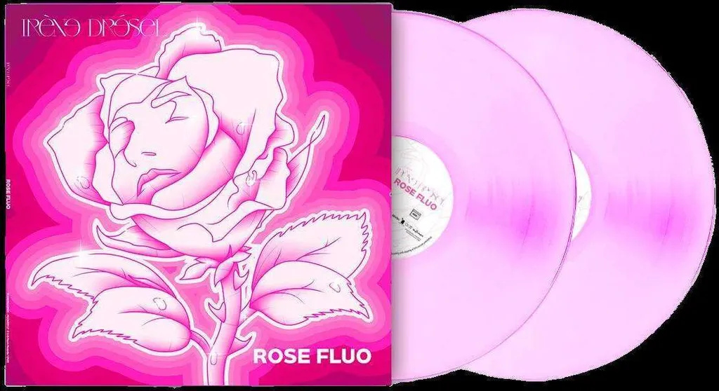 Disque Vinyle Rose Fluo Irene Dresel LP Qualité Audio Supérieure Électro