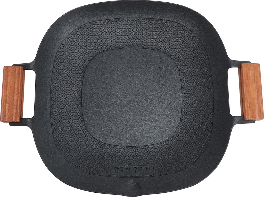 Grillpfanne Antihaftbeschichtung Schnelles Aufheizen Barbecue Herdplatte Grillpfanne Pfanne für Indoor Outdoor BBQ Camping