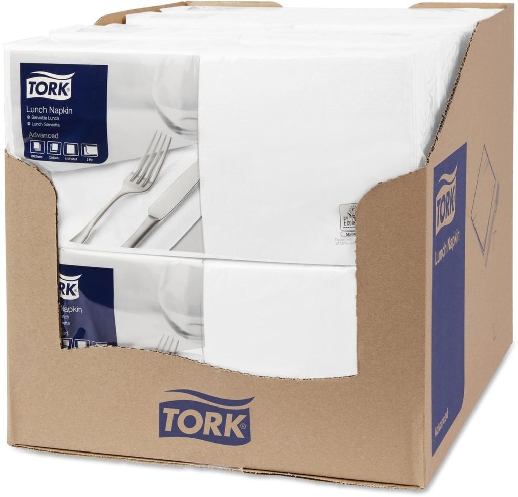 Tork 477149, Weiß, Einfarbig, 320 mm, 320 mm, 16 cm, 16 cm Produktbild 