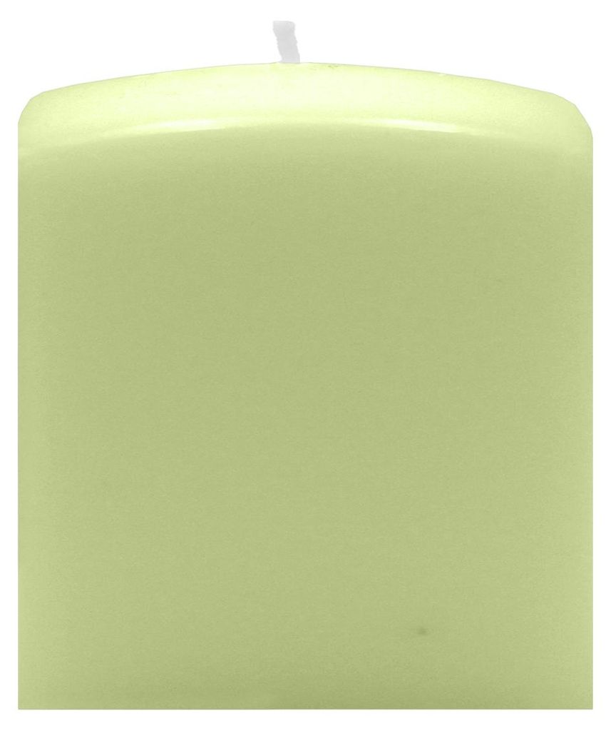 Quader Kerzen Kiwi Hellgrün 8 x Ø 7/7 cm, 8 Stück