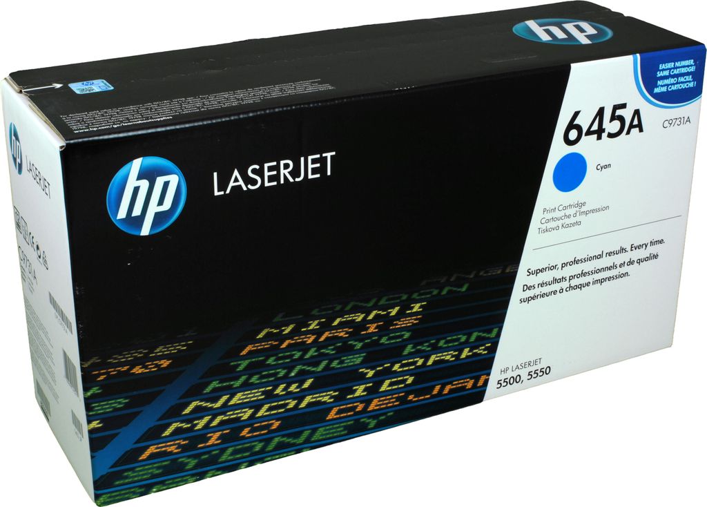 HP 645A Cyan Original LaserJet Tonerkartusche, 12000 Produktbild 