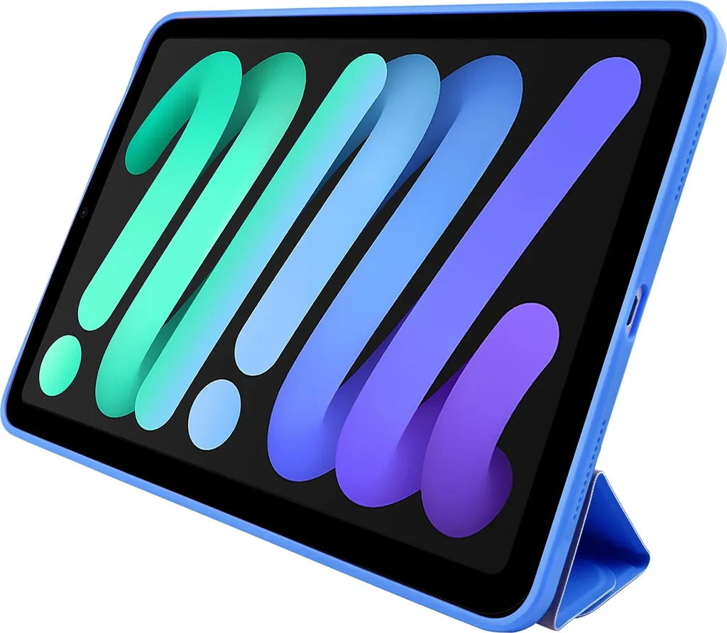 Étui pour iPad 10 Pomologic BookFold bleu à rabat multi-angles