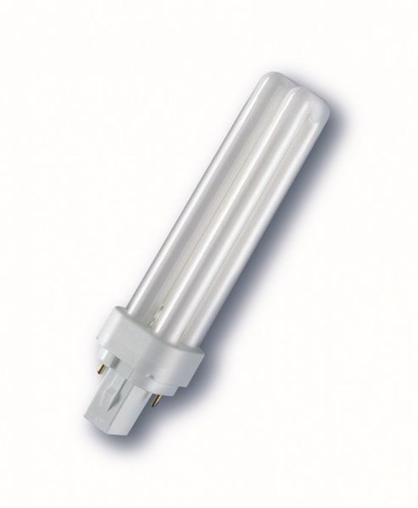 Osram Dulux D, 10 W, G24d-1, T12X2, 10000 h, 600 lm, Produktbild 