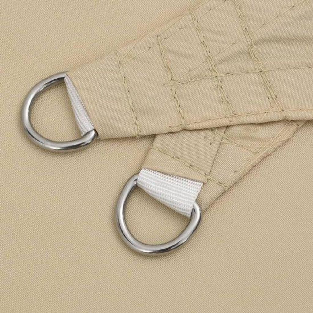Schaduwdoek Rechthoekig - 2,5x4,5m - Beige - Wasserfest - UV-beständig - Oxford-Stoff
