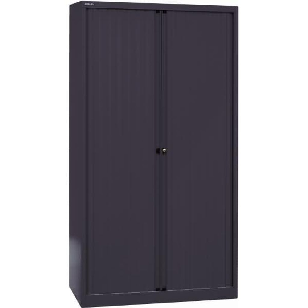 BISLEY Rollladenschrank EuroTambour Maße: 100 x 198 x 43 cm (B x H x T) Anzahl der Fachböden: 4 Fachböden