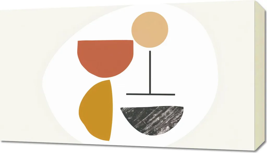 Quadro 70x40 cm Composizione Balans