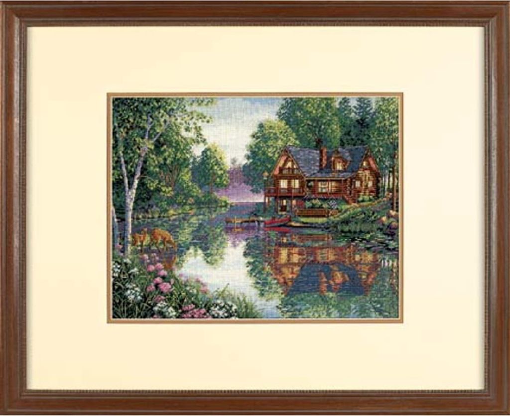 Dimensions Kreuzstich Set "Gold Collection Kabinenfieber", Zählmuster, 40,6x30,4cm