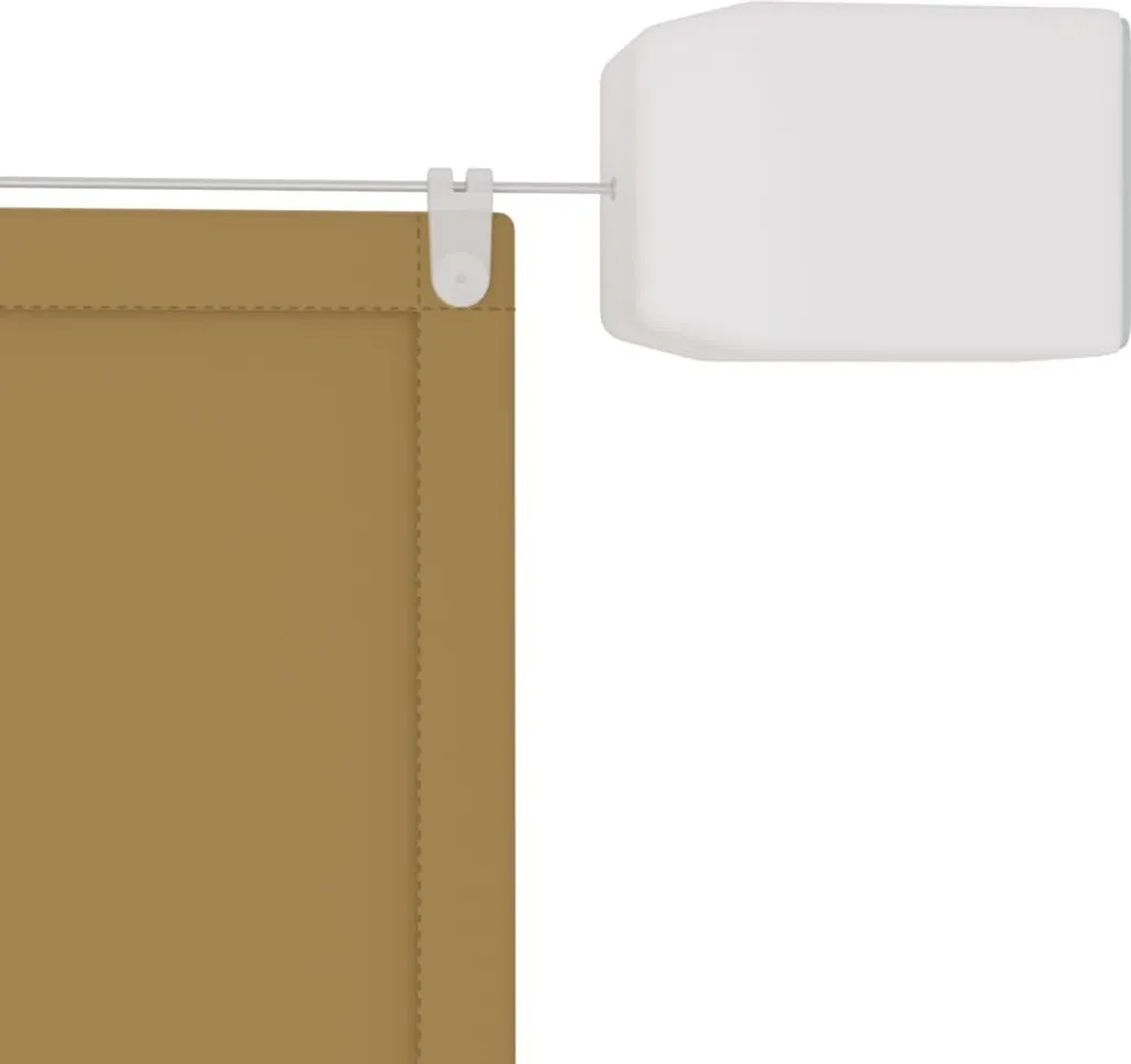 Maison Exclusive Tenda Verticale Beige 60x600cm - Tessuto Oxford UV - 4