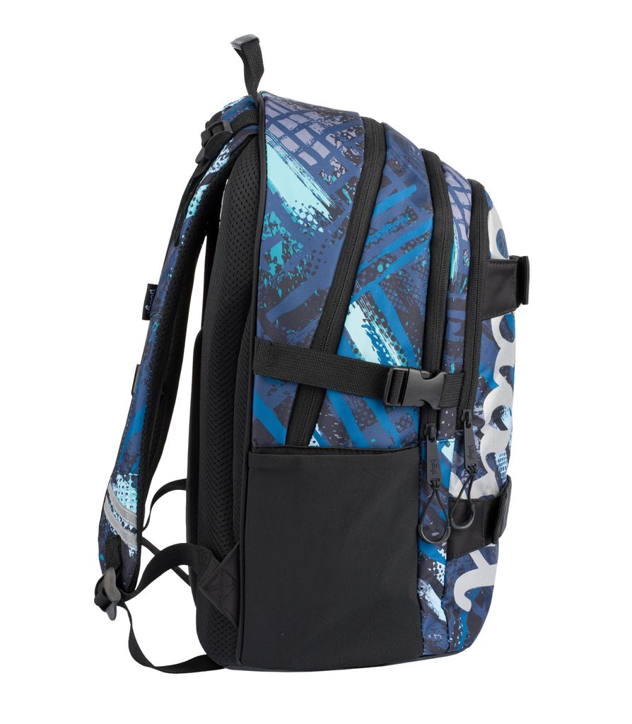 Baagl Schulrucksack für Jungen Teenager - Skateboard Produktbild 11