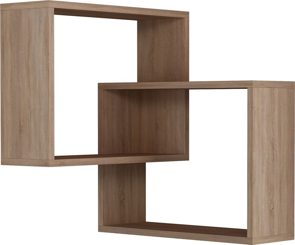 Skye Decor, Ring- Ring CTN, Sonomo, Wandregale, 68x68x60 Produktbild 2