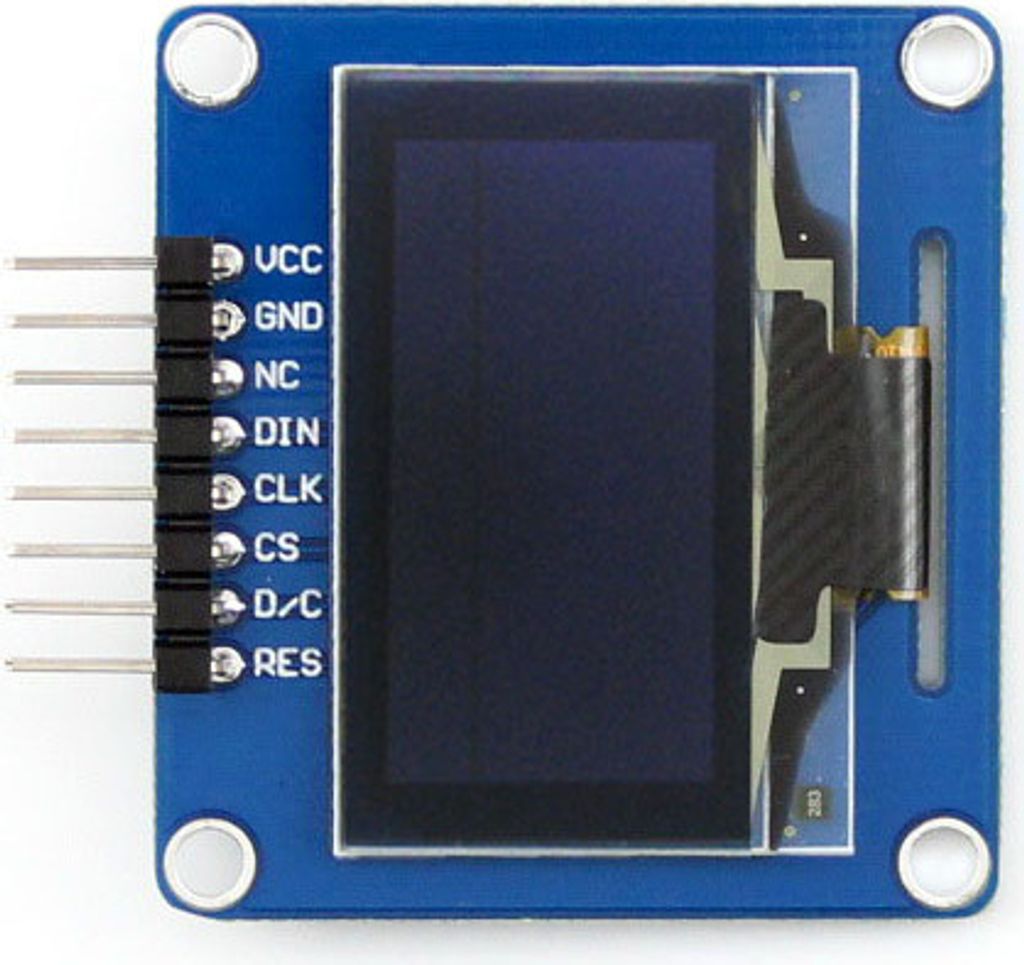 Waveshare 1.3 inch 128x64 OLED SPI I2C Interfaces horizontal pinheader SH1106