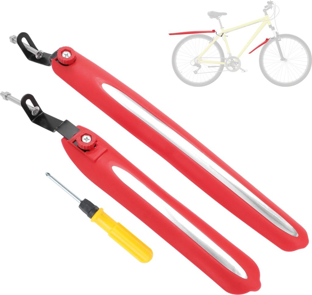 Fahrrad Schutzbleche Set Fahrrad Radfahren Reifen Vorne Hinten Schmutz Schutzblech Radfahren Fahrrad Schutzblech mit Montage Werkzeug Schutzblech f...