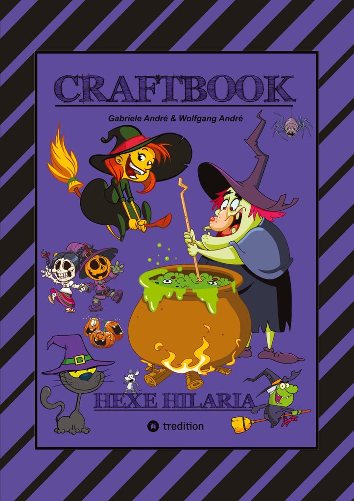 Craftbook - 100 Tolle Motive - Kreativ Lernen - Hexenspiel Jinx - Einfach Verhext - Zeichnen - Malen - Basteln - Spass