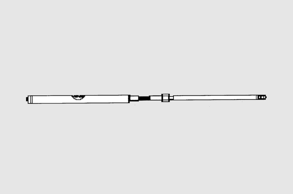 Lenkzug TM86 12ft 3,66m Rack Pinion Steuerseil Steuerung Ultraflex 38741J