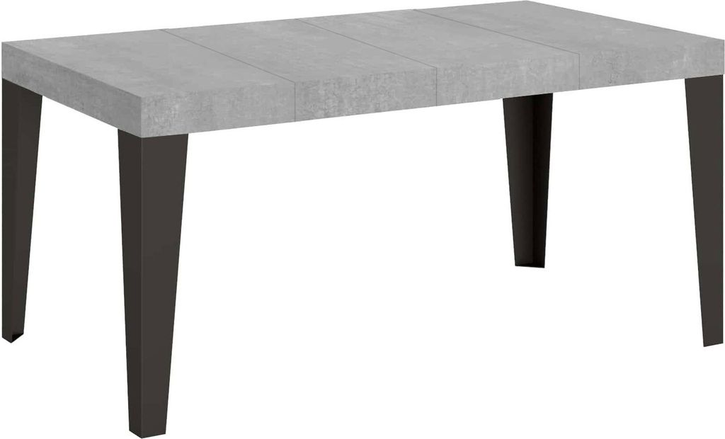 Ausziehtisch 140/400x90 cm Flame Premium Beton Beine in Anthrazit