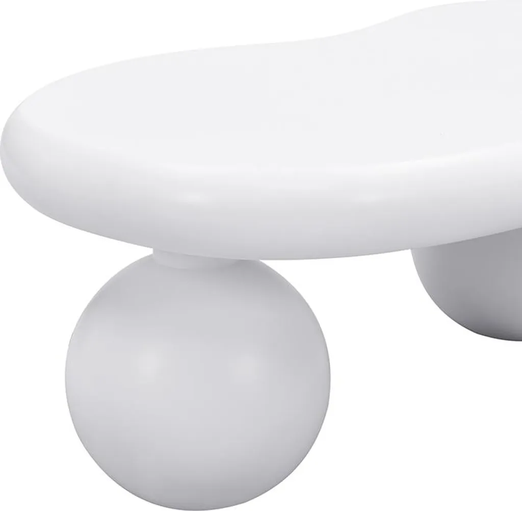 Table Basse LED en Forme de Nuage Blanche pour Salon Moderne 95cm - 7