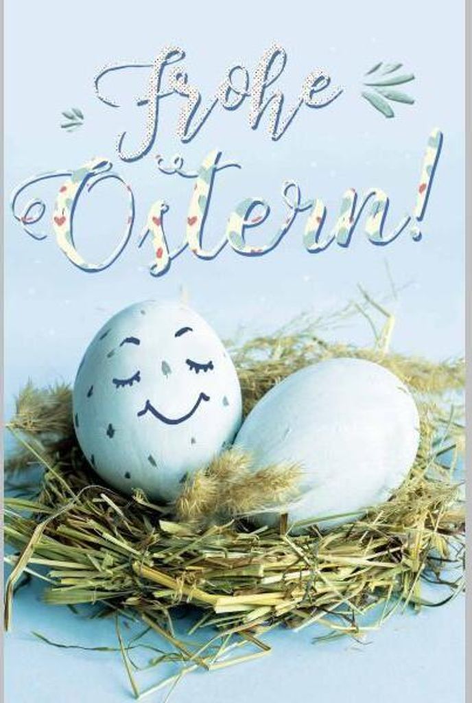 AV - Ostern - Glückwunschkarte im Format 11,5 x 17 cm mit Umschlag