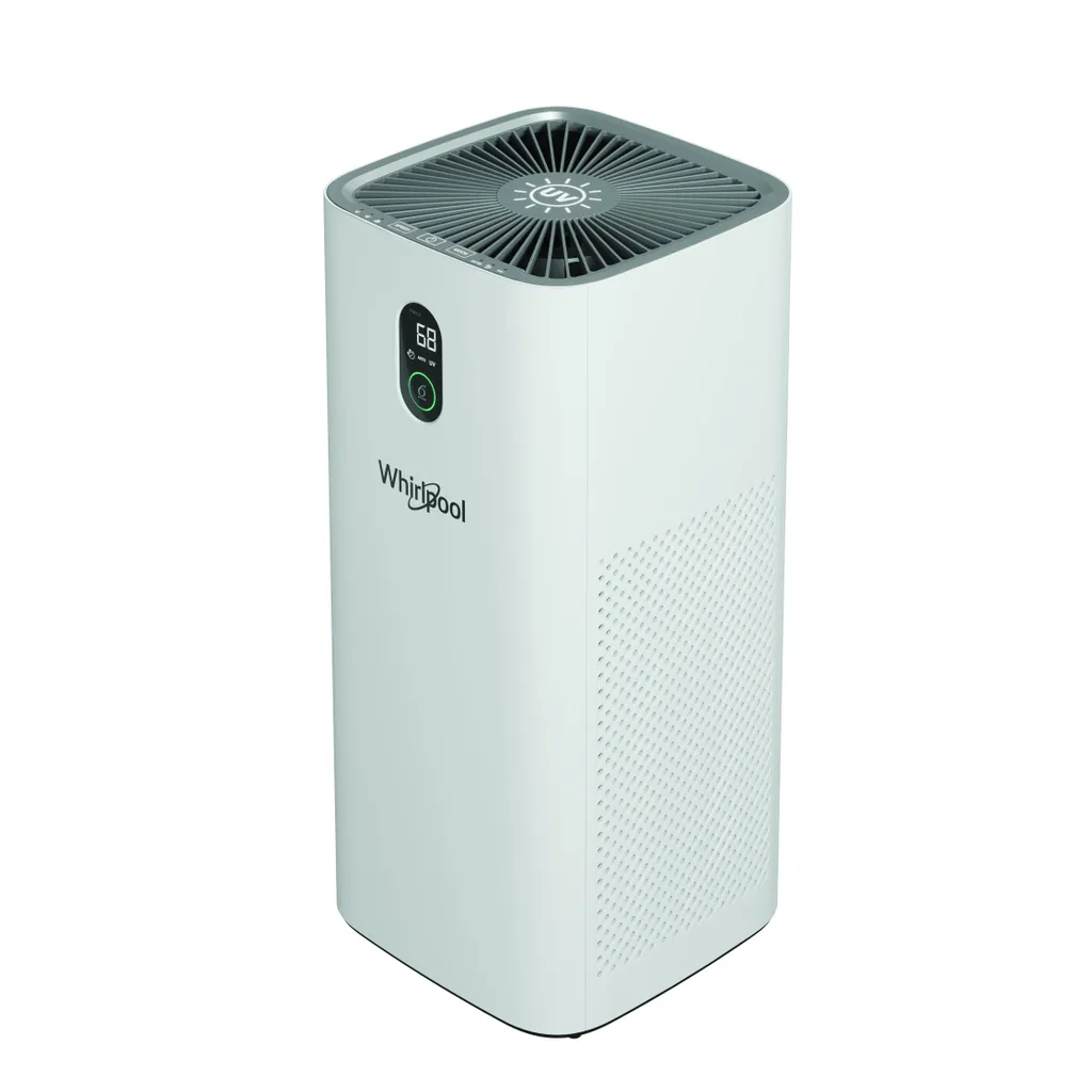 Purificateur d'air Whirlpool AP330W Blanc 300m³/h pour Grande Pièce