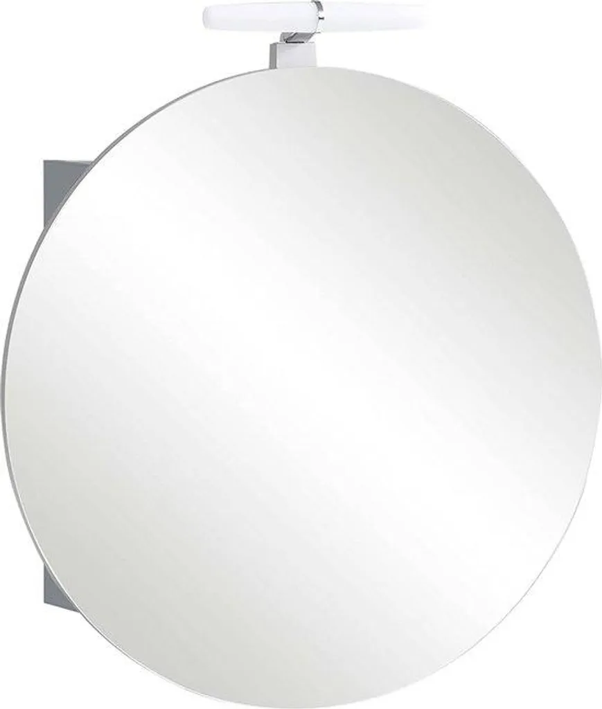 Armoire de toilette Fjord 65 x 16 x 68 cm bois blanc brillant scandinave