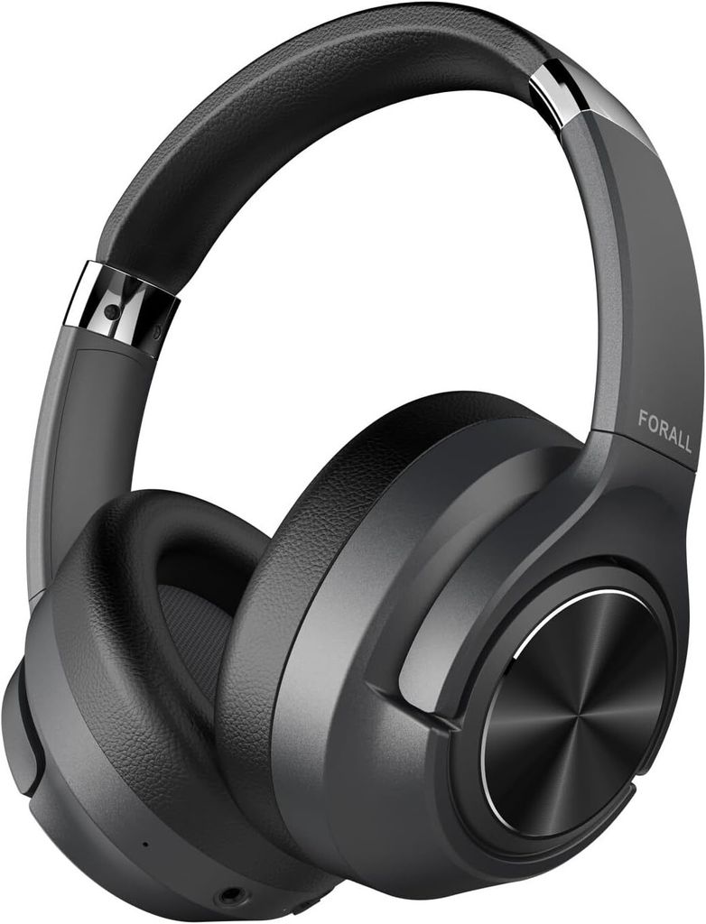 Bluetooth Kopfhöre Over Ear mit Hybride Noise Cancelling Kopfhörer, Multi-Modus Geräuschunterdrückung, 60 Spielzeit, Hi-Res Audio U35