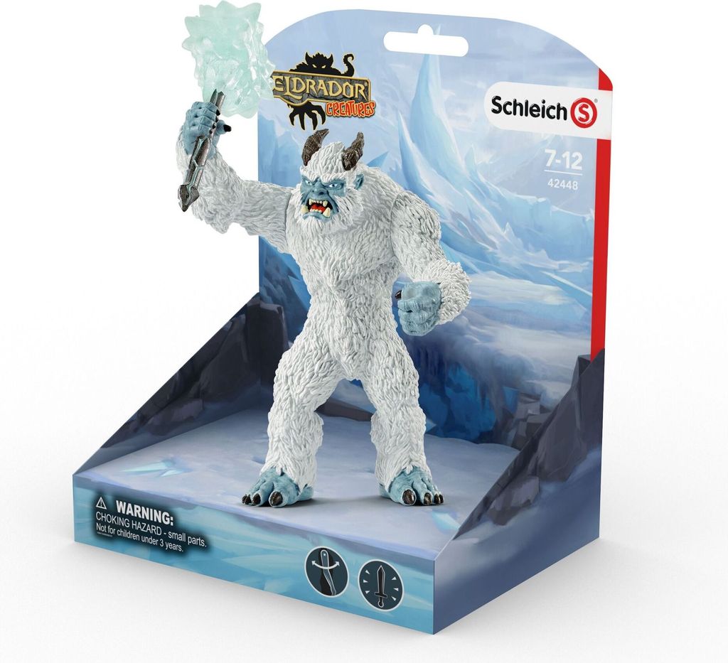 Schleich Eldrador Figur Sammelfigur Eismonster mit Waffe Produktbild 